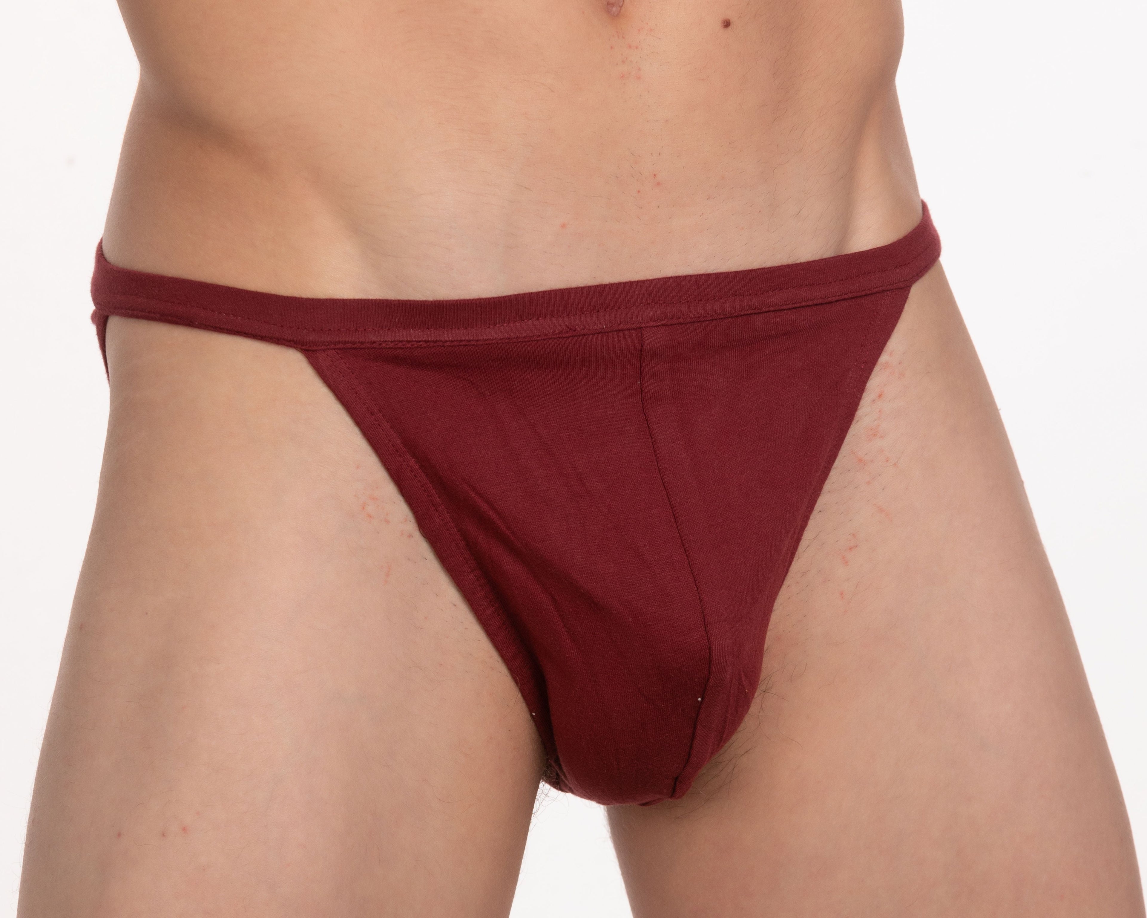 3-PACK CONTOUR CUTAWAY MEN'S BIKINI 100% COTTON