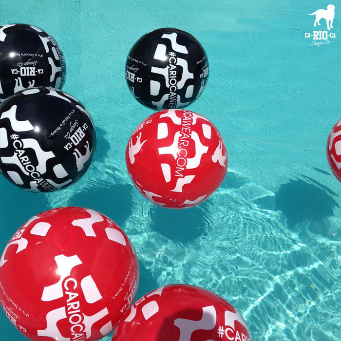 2 x CA-RIO-CA STRANDBALL 24" - Rot oder Blau - Strandball kaufen