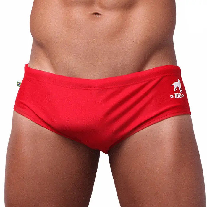 CA-RIO-CA Low Rise Solids Cut Sunga – Herrenbadehose