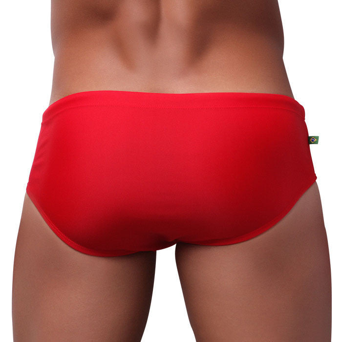 Low Rise Solids Cut Sunga - Male Bathing Suit