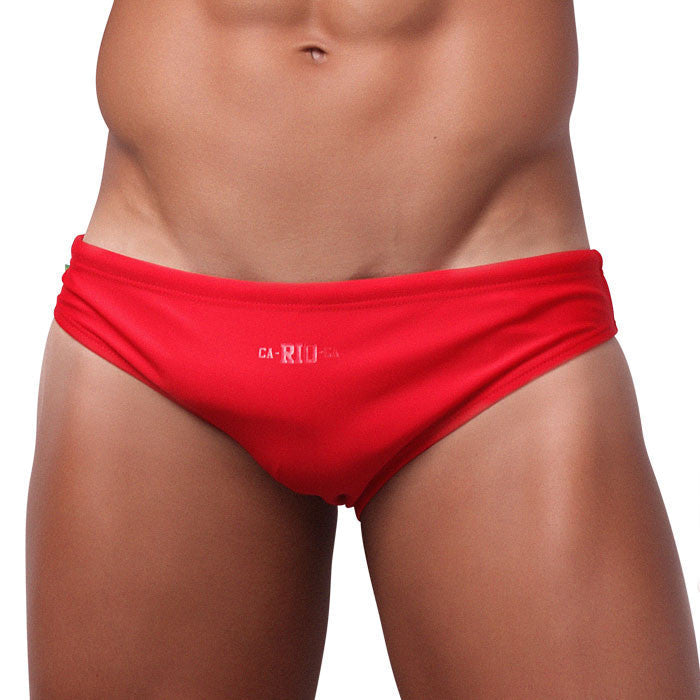 Bikini Cut Solids Colors Sunga - Male Bathing Suit