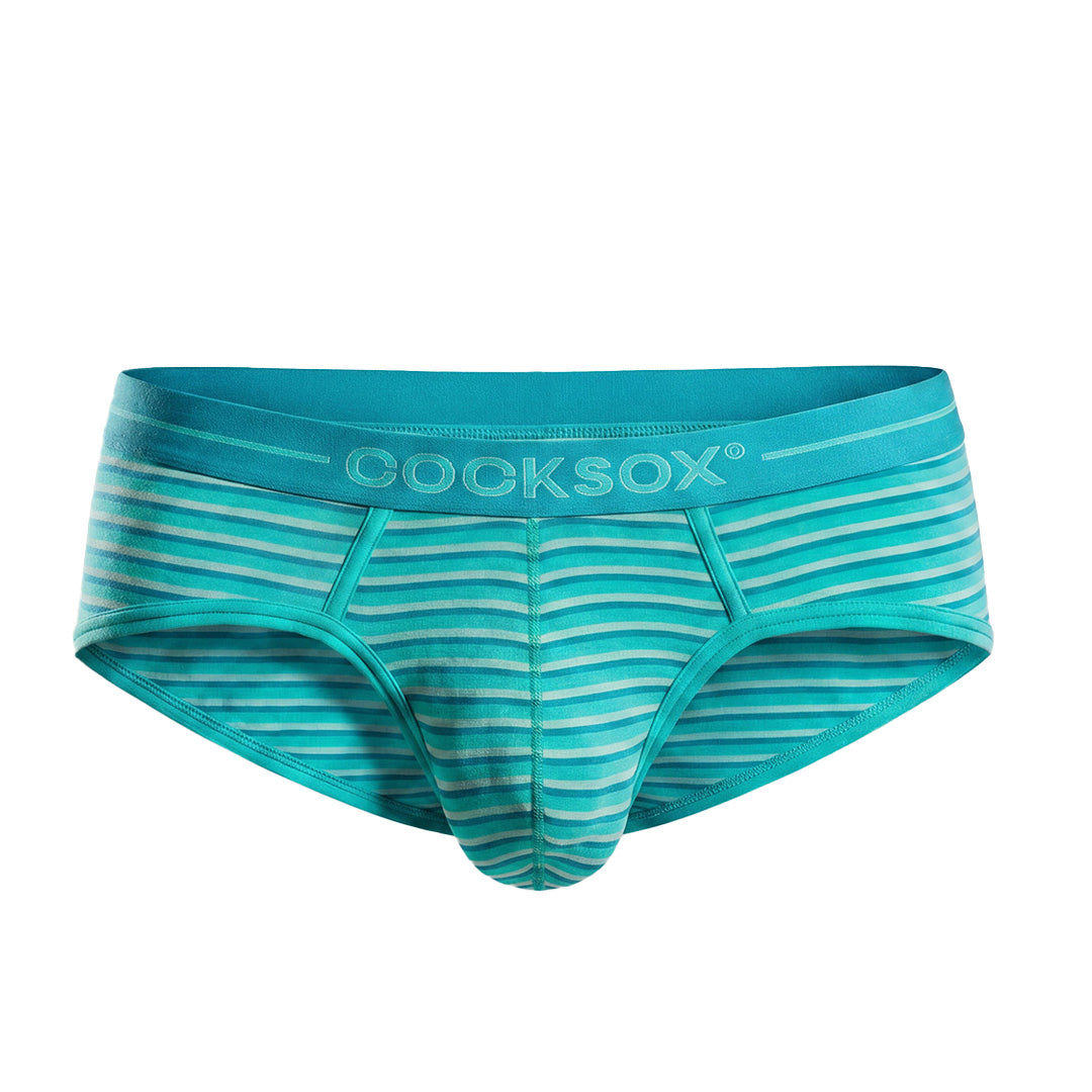 Cocksox CX76MD Sportslip aus gestreiftem Modal