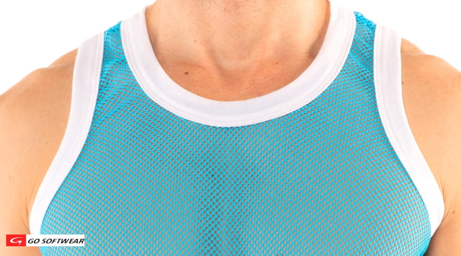 Camiseta sin mangas de malla Cabana