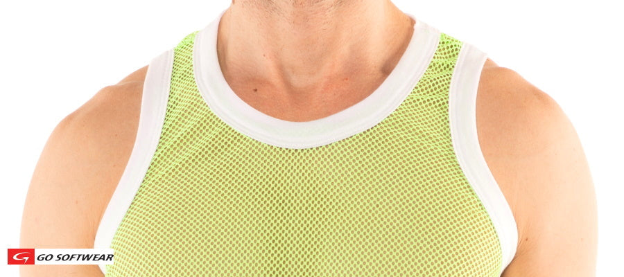 Camiseta sin mangas de malla Cabana
