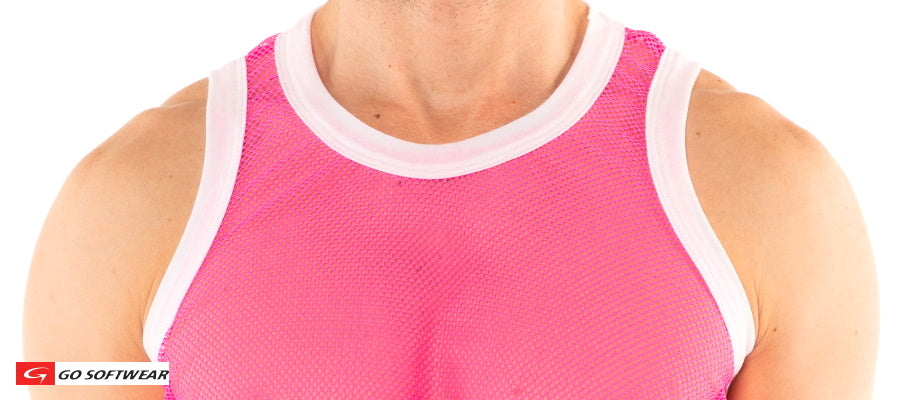 Camiseta sin mangas de malla Cabana
