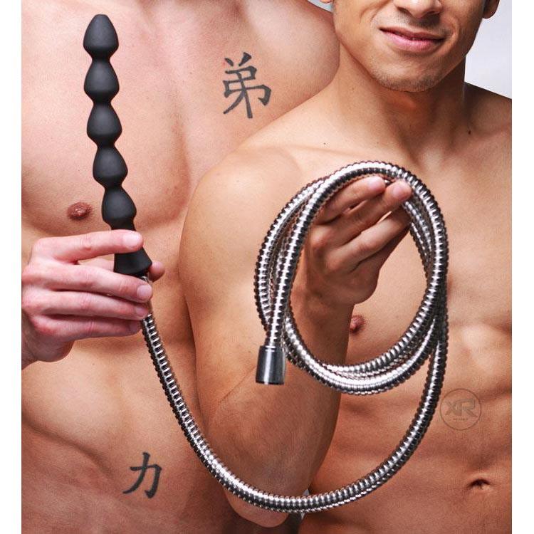 Accesorio de enema de silicona para canal