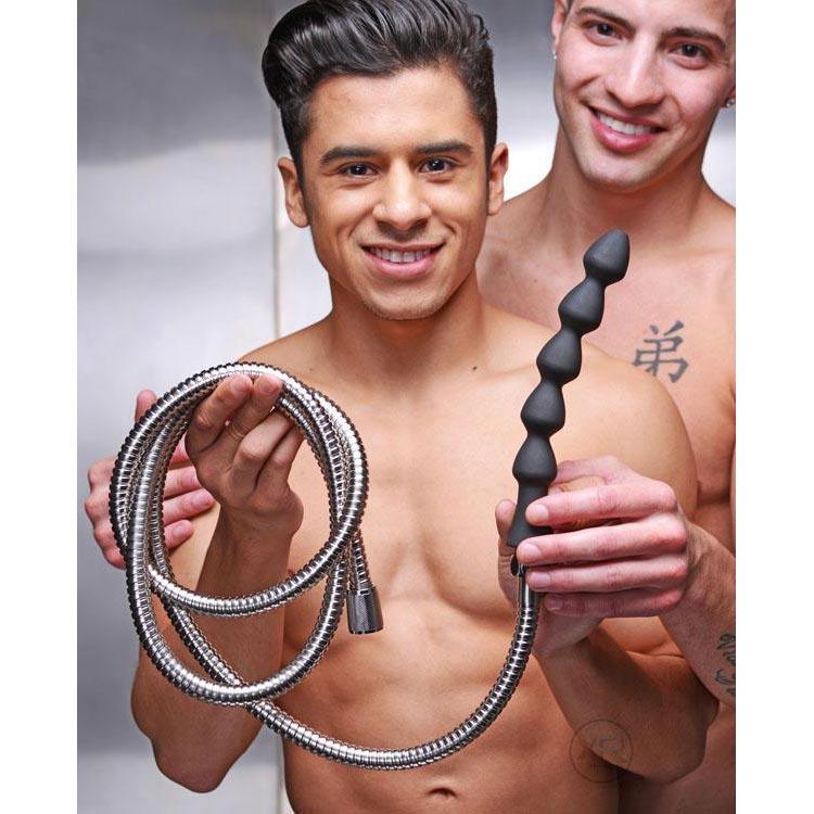 Accesorio de enema de silicona para canal