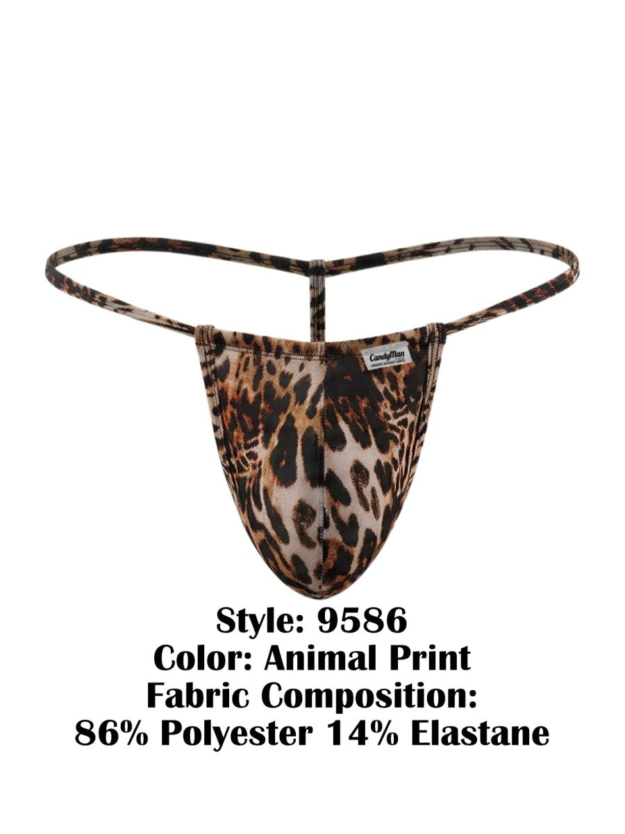 CandyMan 9586 G-String Color Animal Print