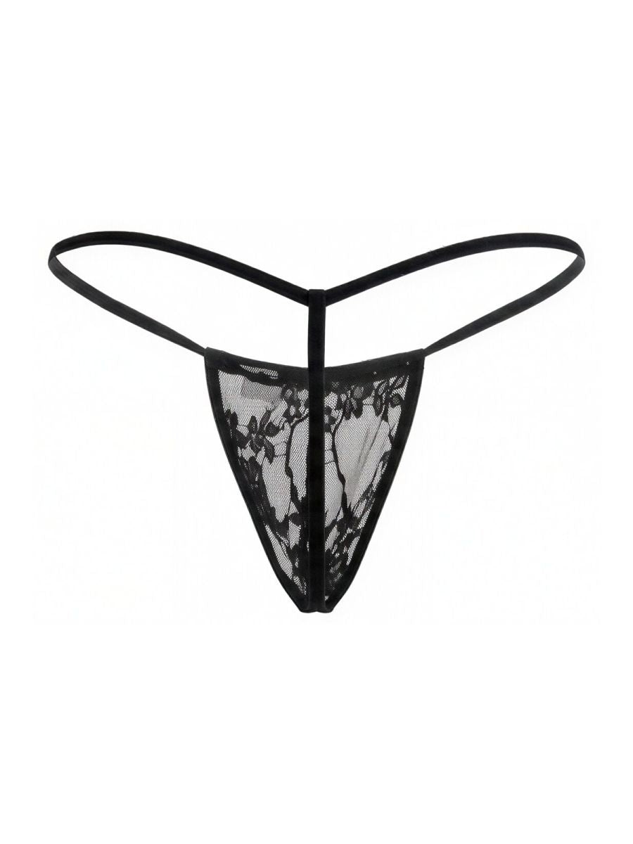 CandyMan 9586 G-String Color Black Lace