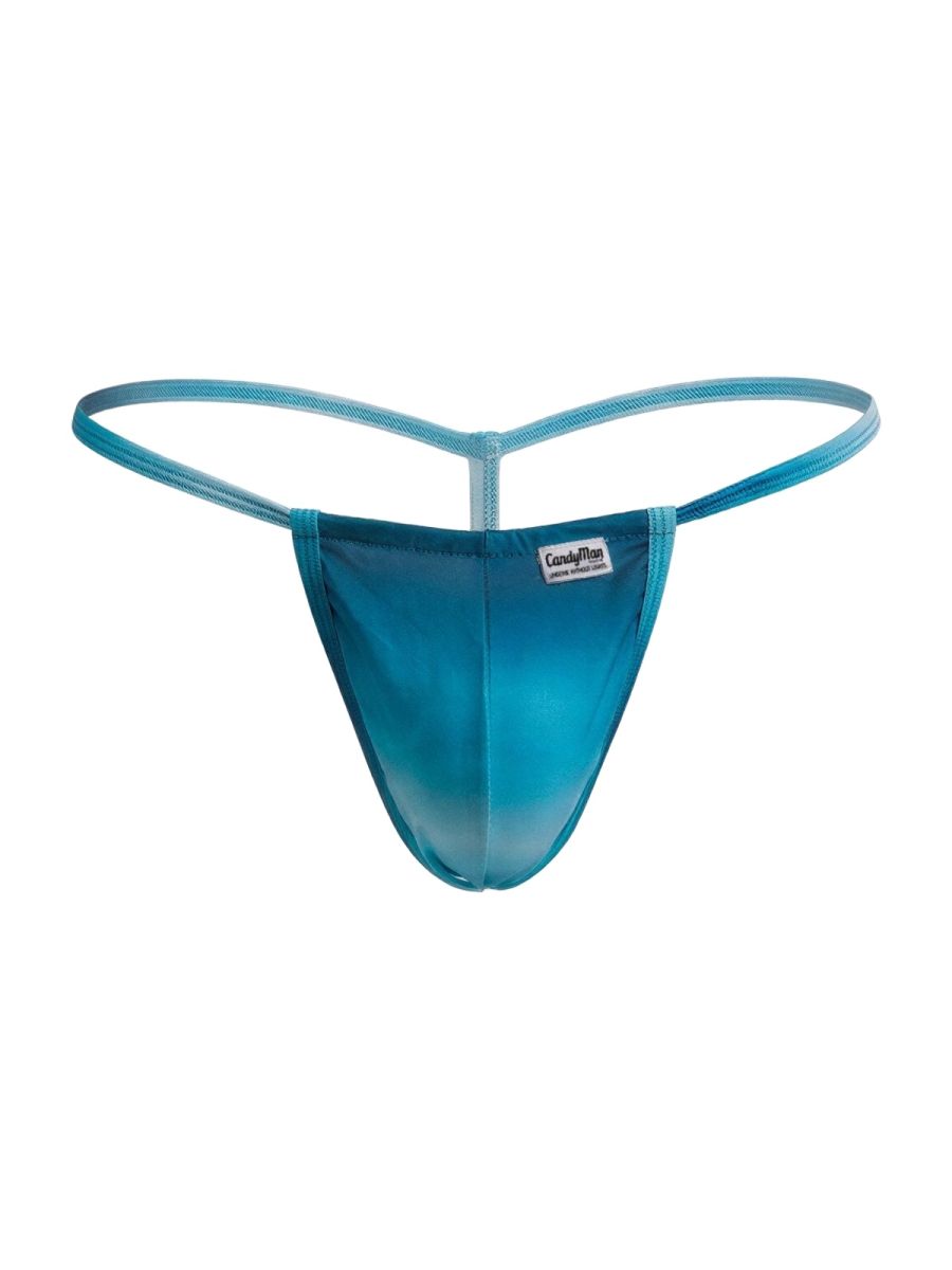 CandyMan 9586 G-String Color Blue Print