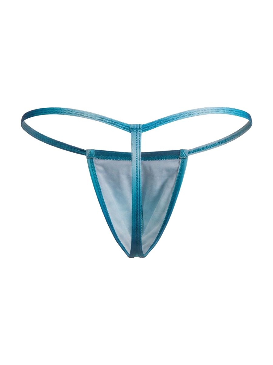 CandyMan 9586 G-String Color Blue Print