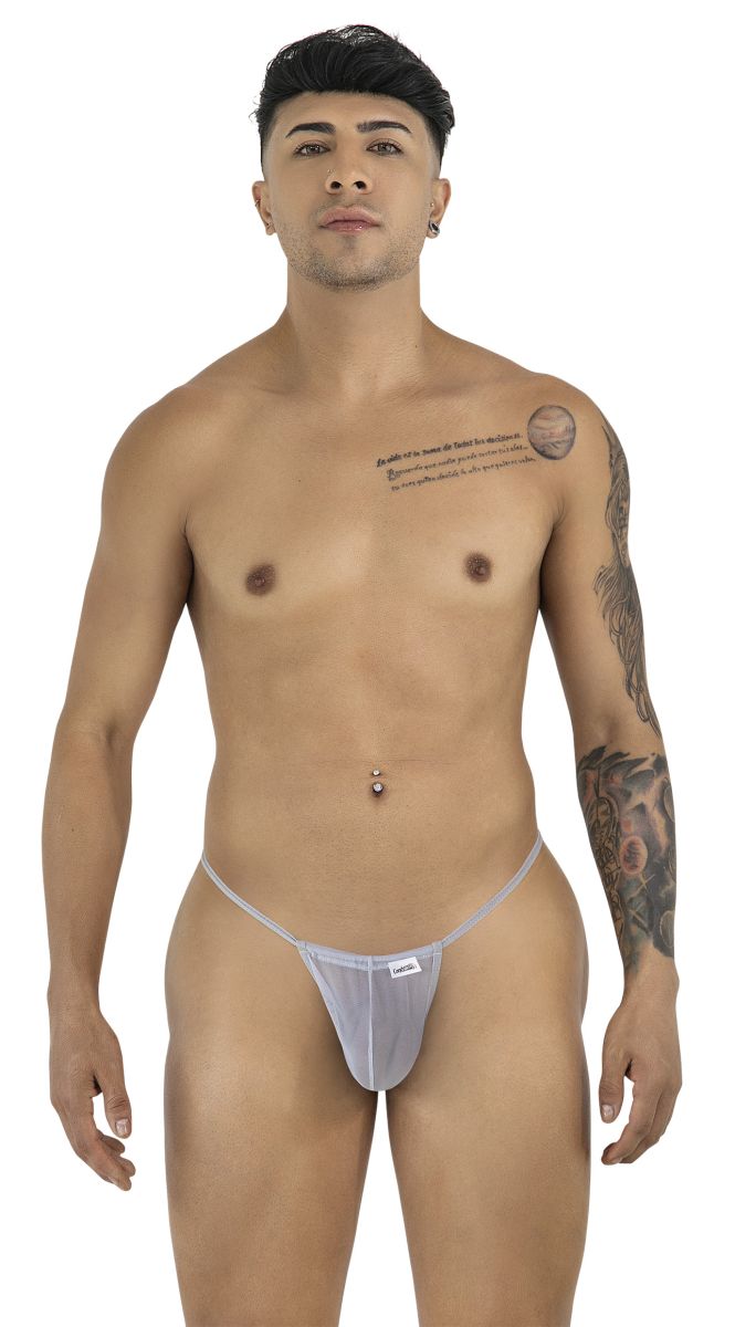 CandyMan 9586 G-String Farbe Grau Mesh