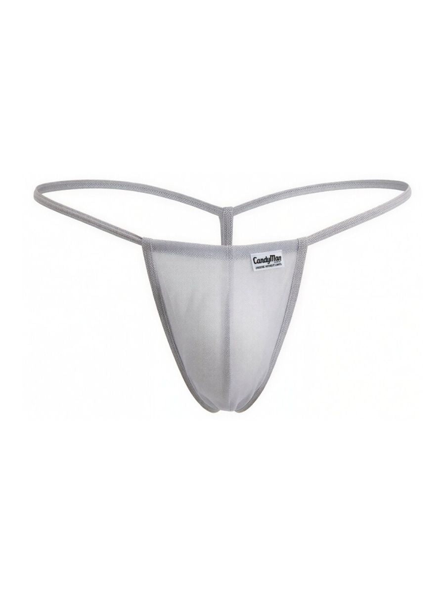 CandyMan 9586 G-String Farbe Grau Mesh