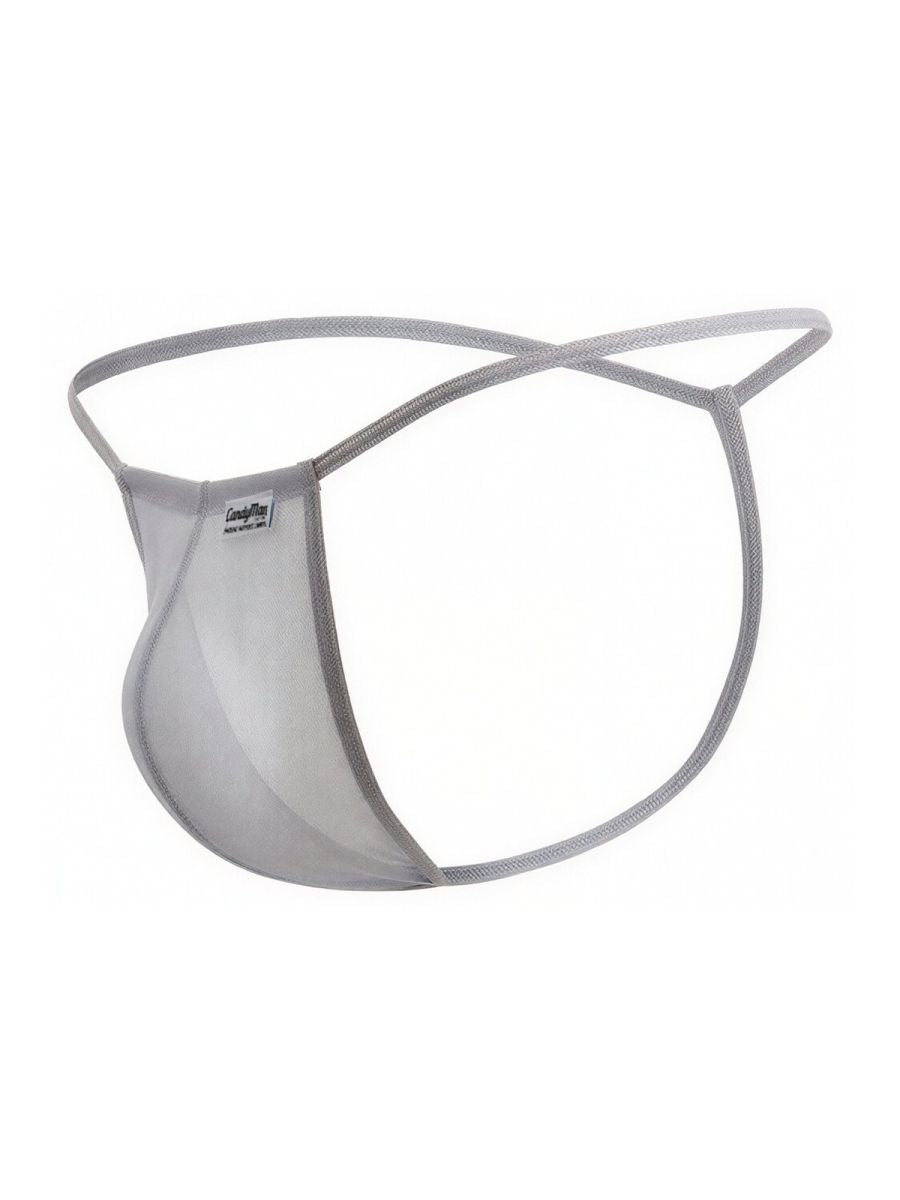 CandyMan 9586 G-String Farbe Grau Mesh