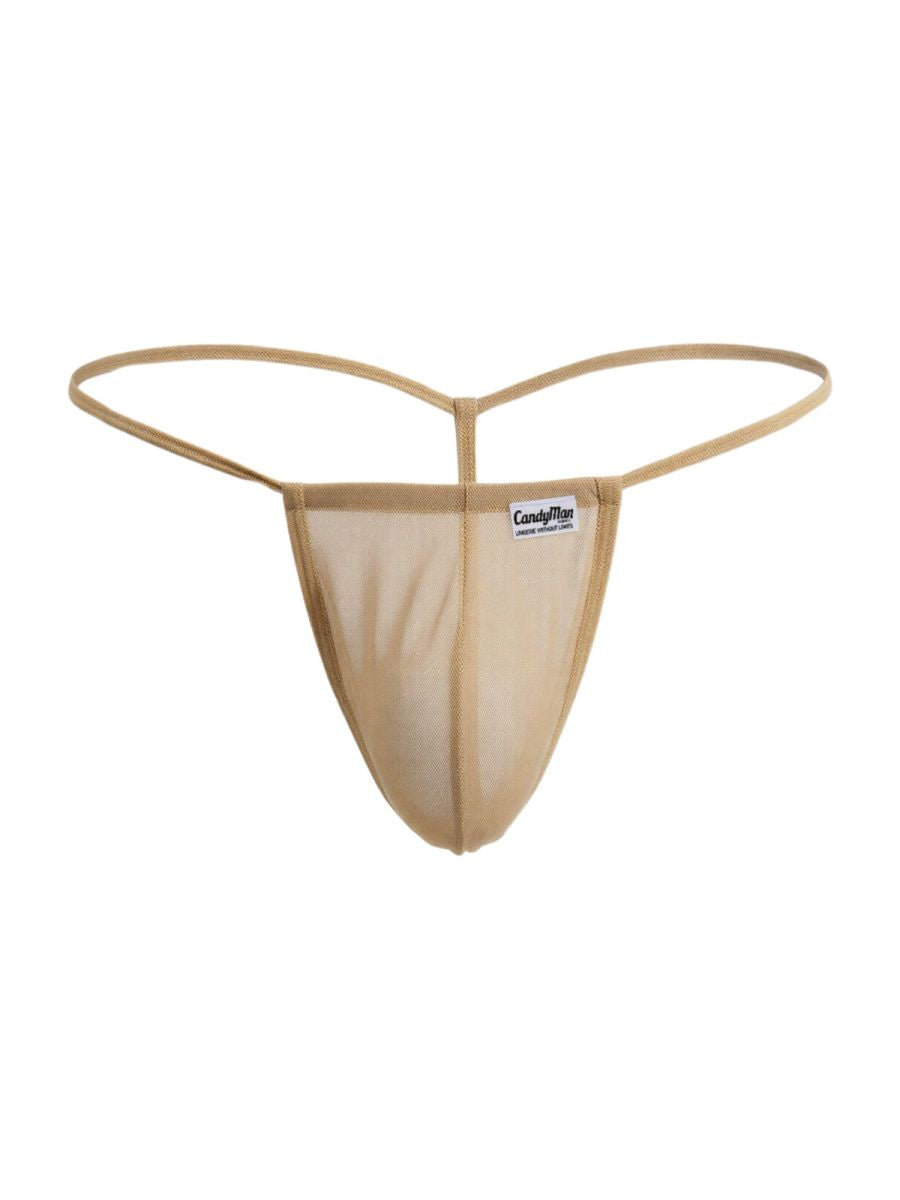 CandyMan 9586 G-String Color Mocca Mesh