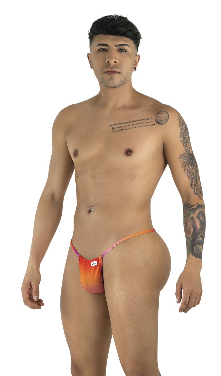CandyMan 9586 G-String Color Orange Print