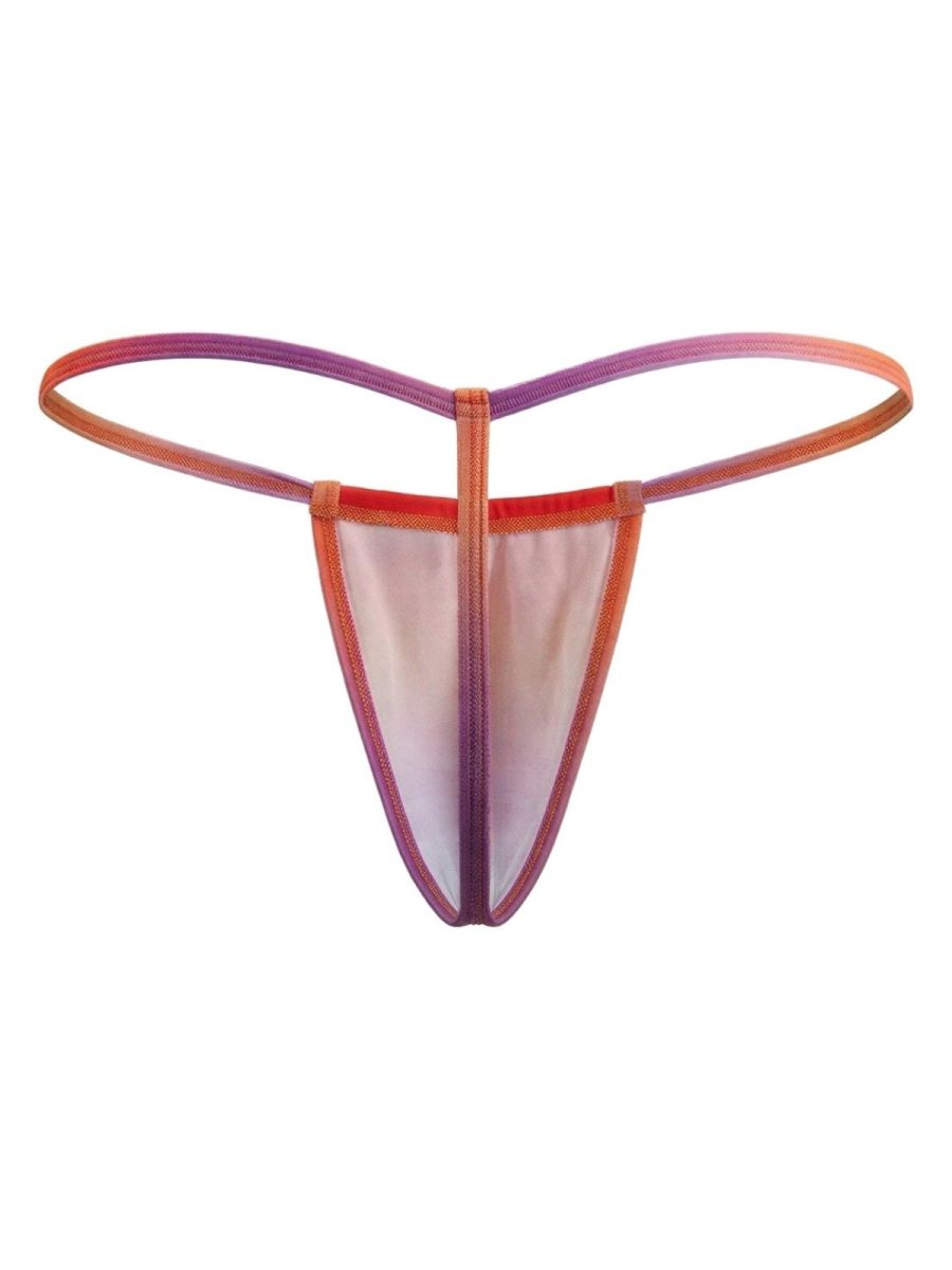 CandyMan 9586 G-String Color Orange Print