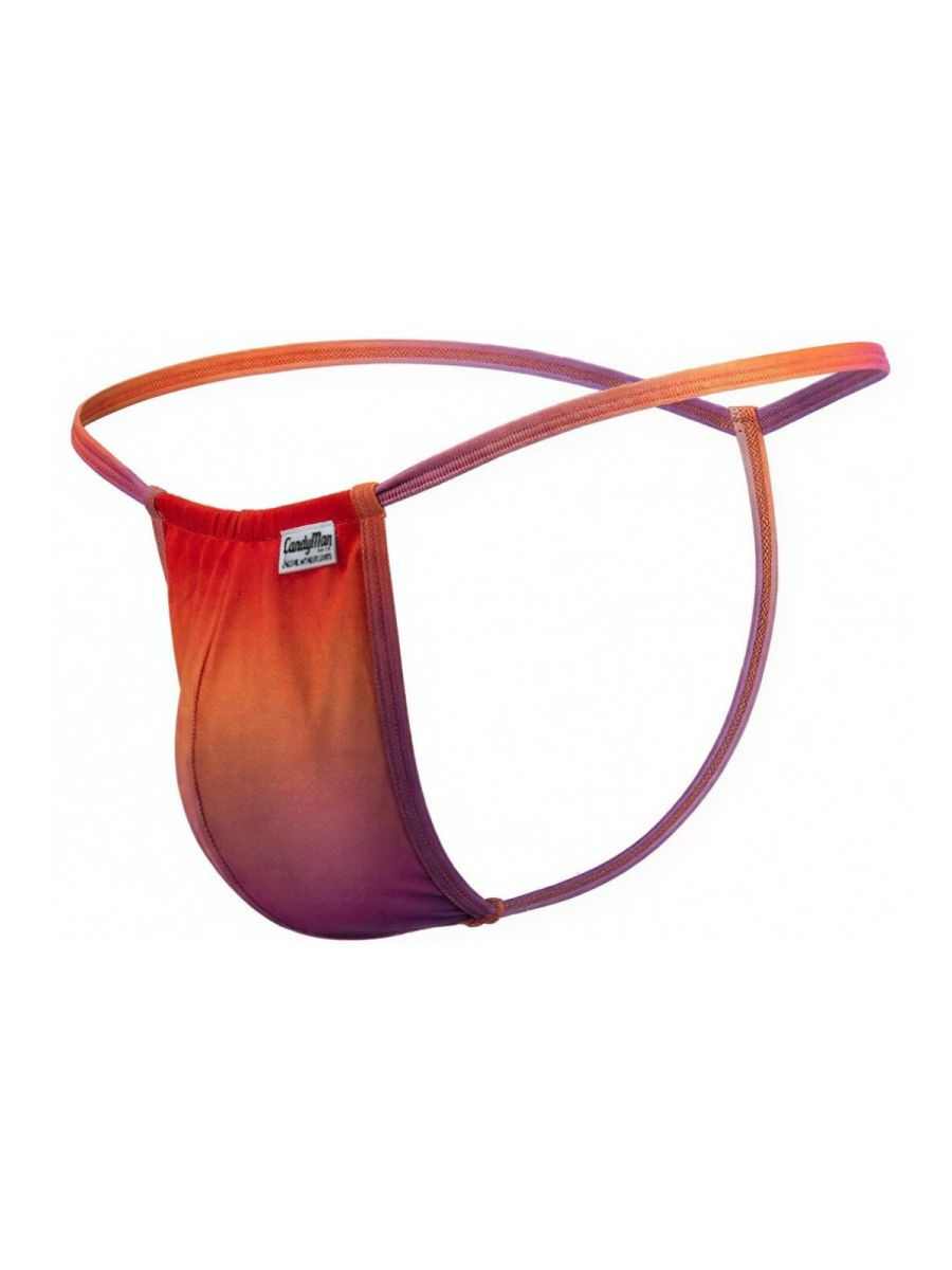 CandyMan 9586 G-String Color Orange Print