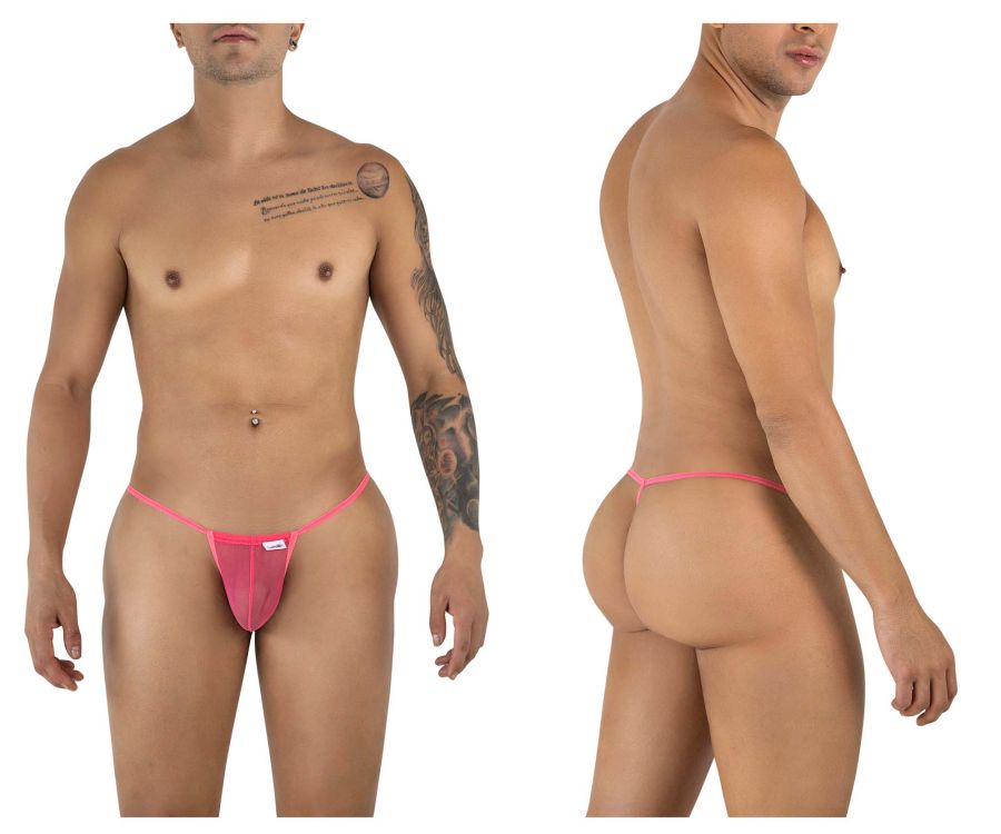 CandyMan 9586 G-String Color Pink Mesh