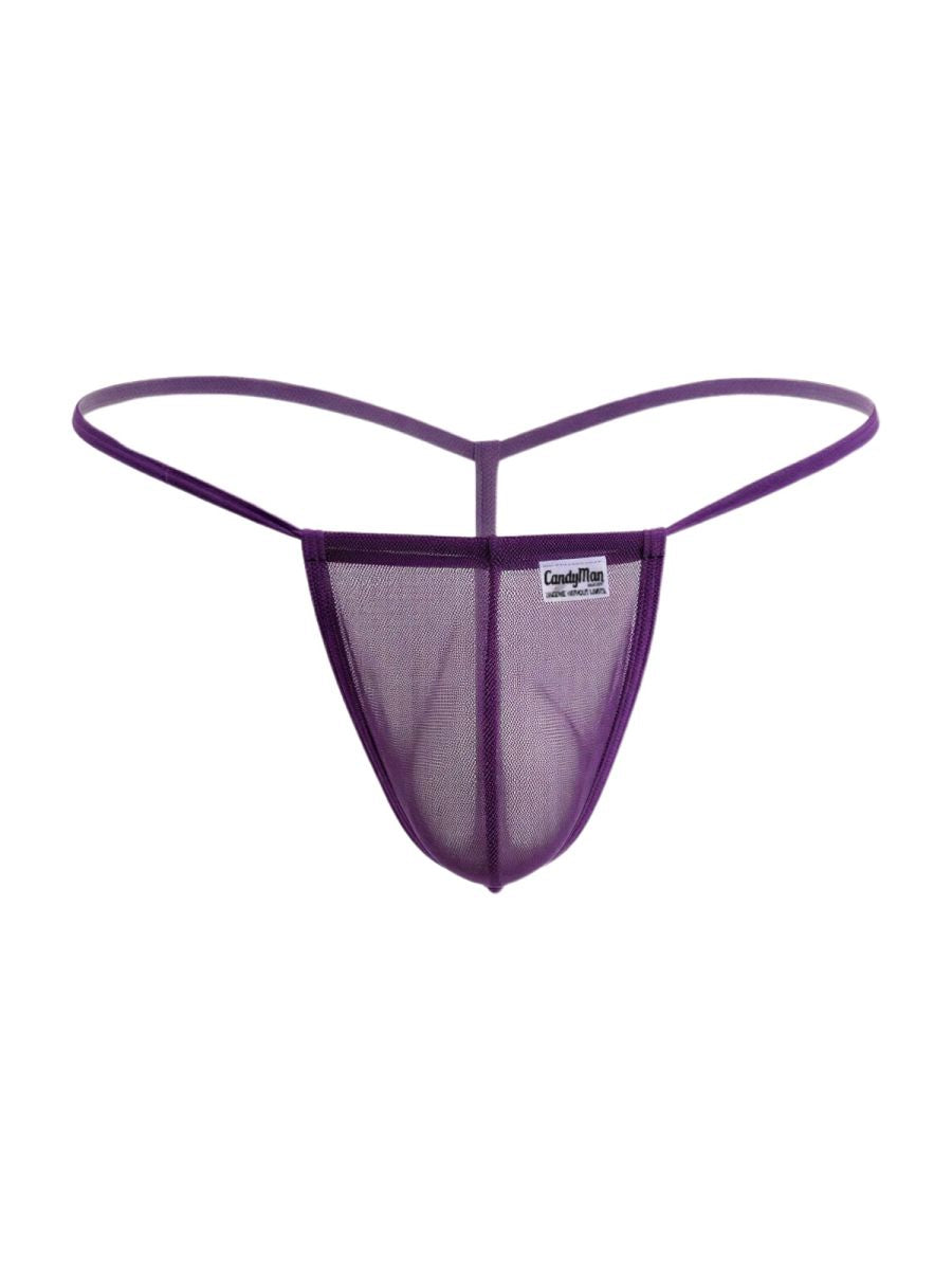 CandyMan 9586 G-String Farbe Violett Mesh