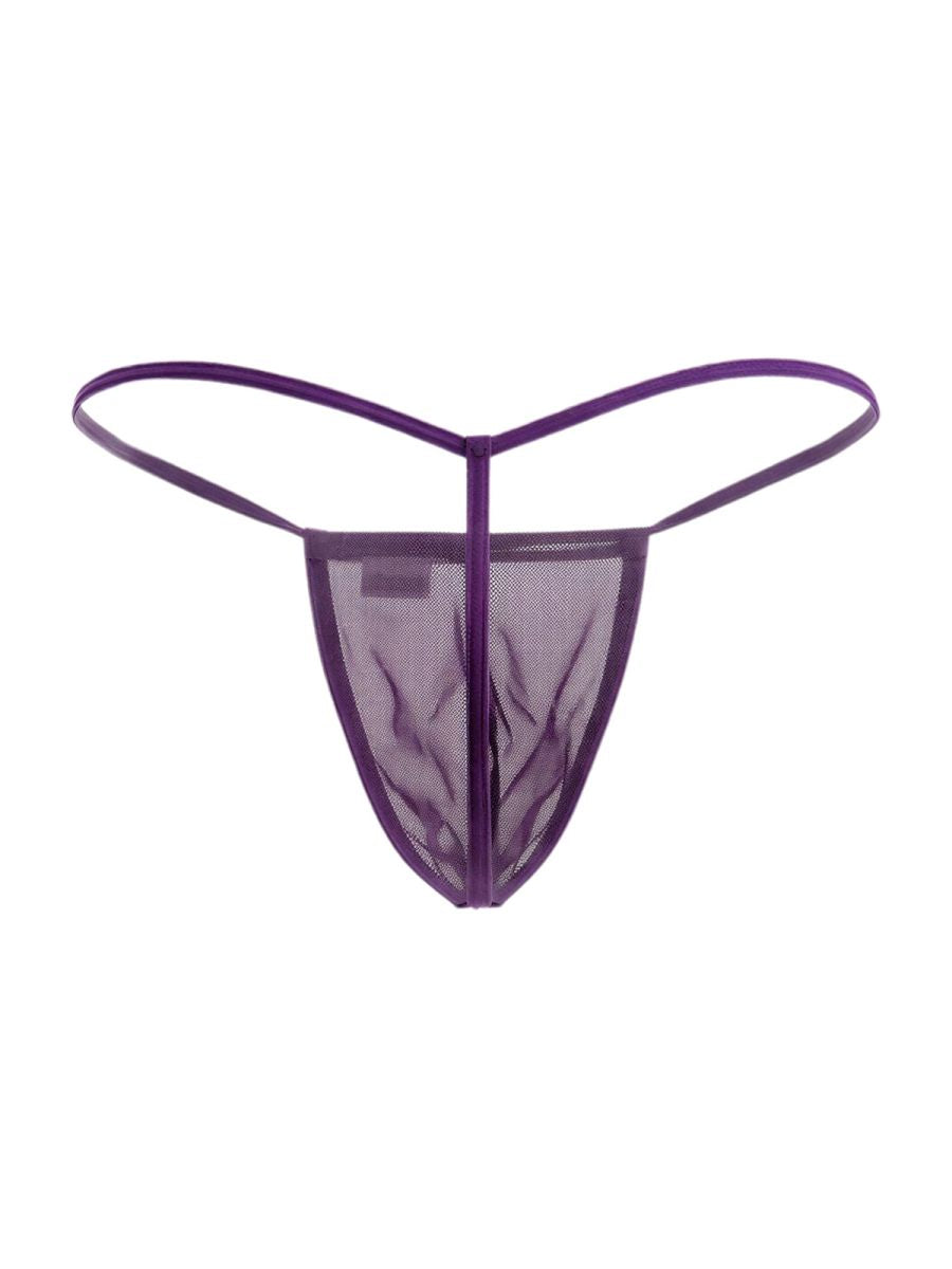 CandyMan 9586 G-String Farbe Violett Mesh