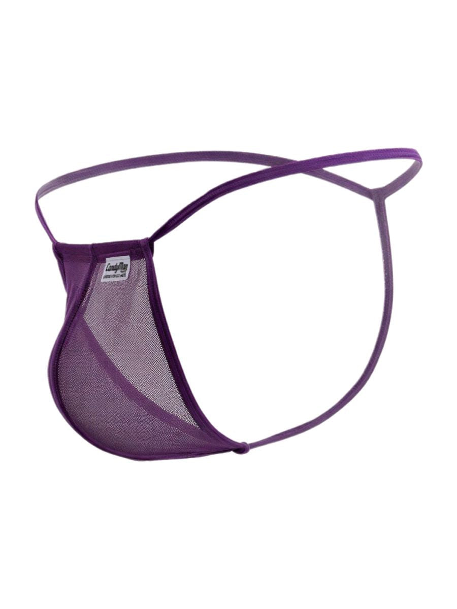 CandyMan 9586 G-String Farbe Violett Mesh