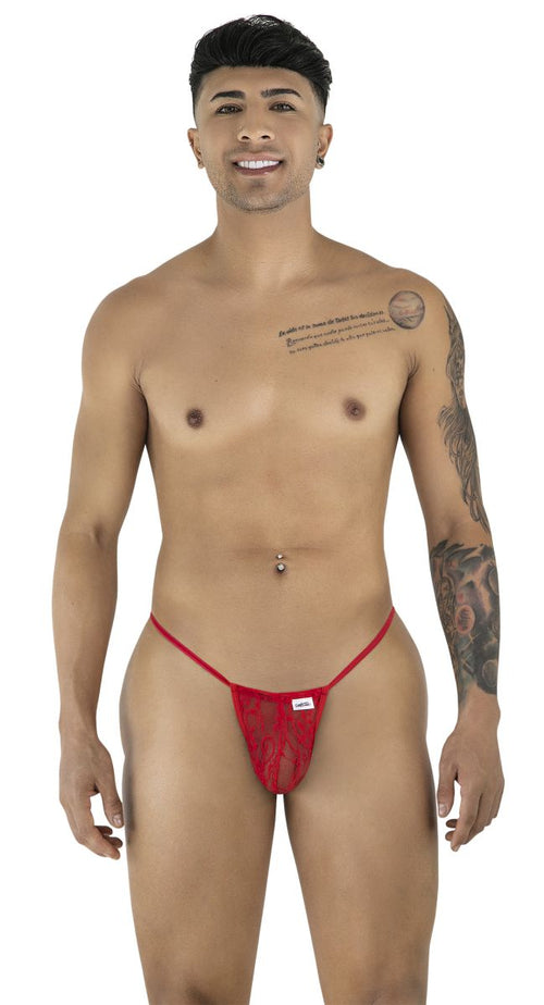 CandyMan 9586 G-String Farbe Rot Spitze