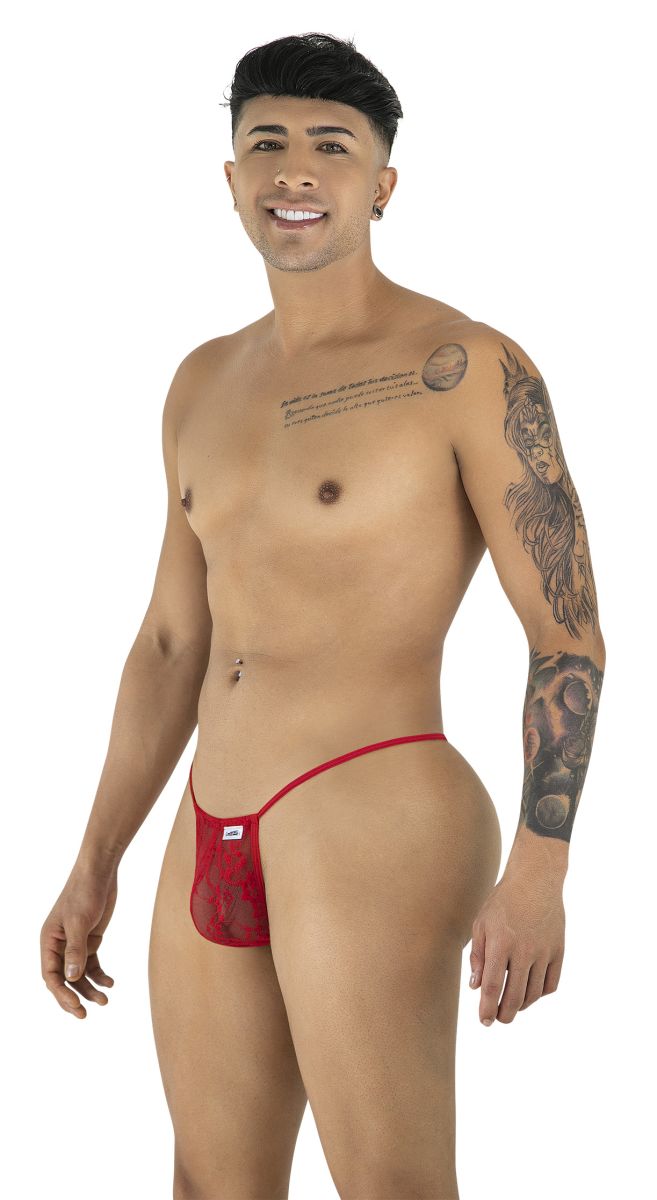 CandyMan 9586 G-String Farbe Rot Spitze
