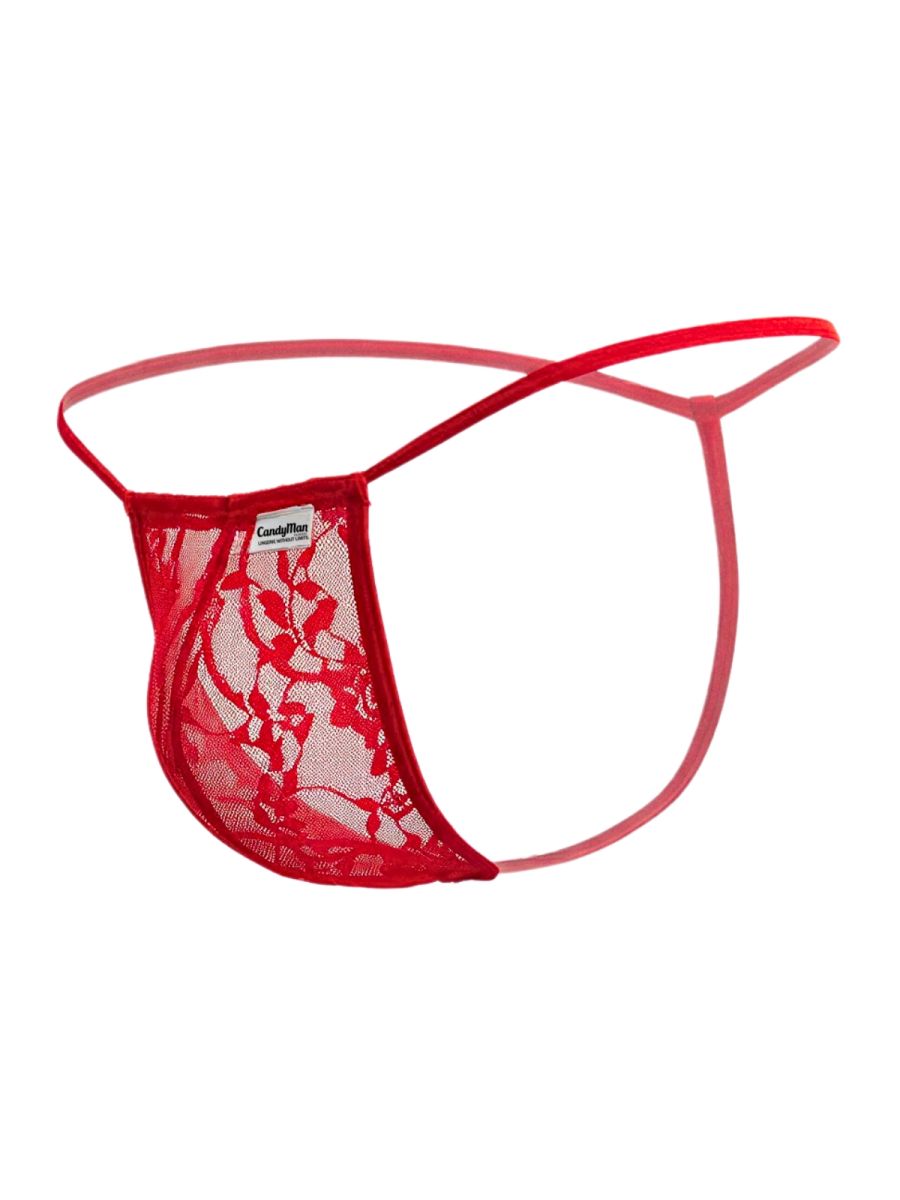 CandyMan 9586 G-String Farbe Rot Spitze