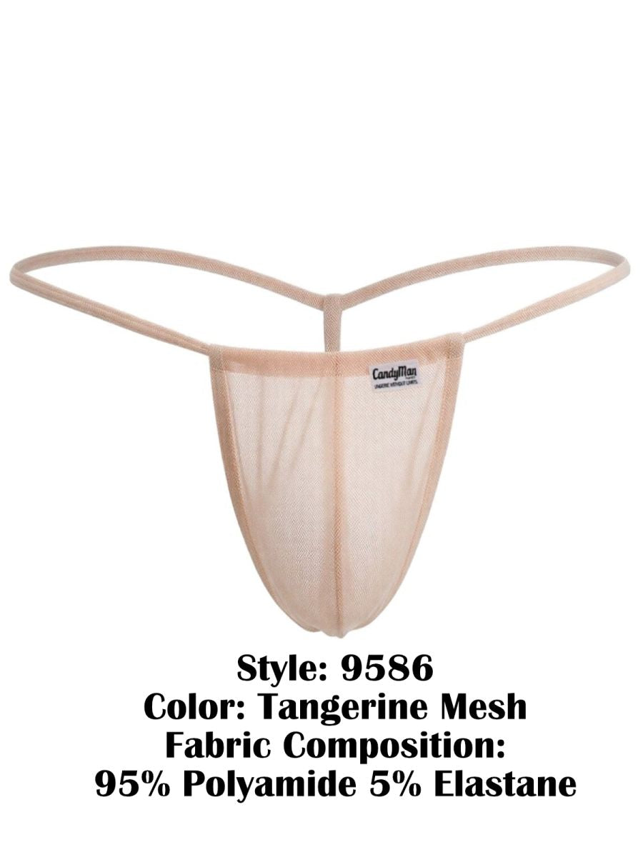 CandyMan 9586 G-String Farbe Mandarin Mesh