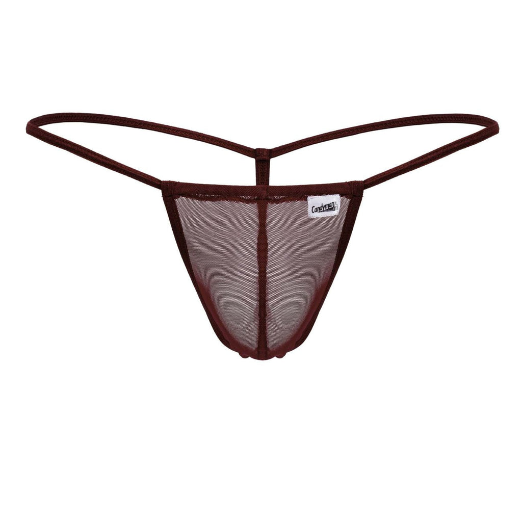 CandyMan 99246 G-String Thongs Color Burgundy - DealByEthan.gay loves CandyMan