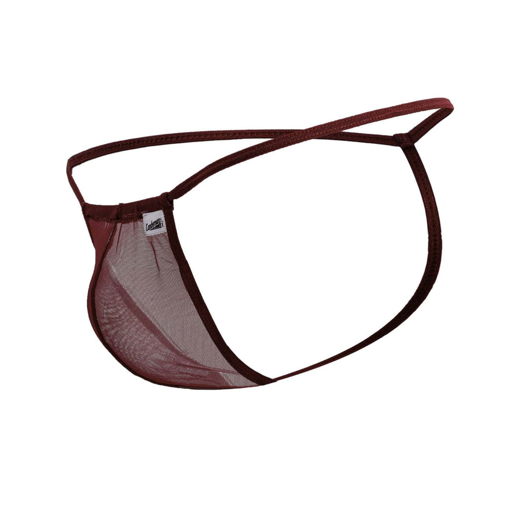 CandyMan 99246 G-String Thongs Color Burgundy - DealByEthan.gay loves CandyMan