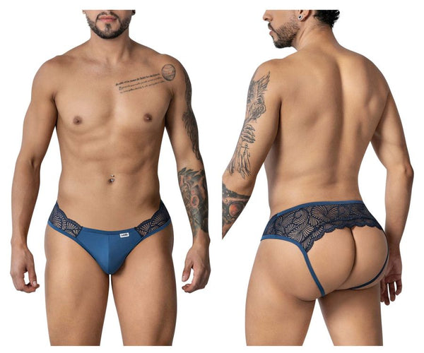 CandyMan 99312 Lace Jockstrap Color Navy - DealByEthan.gay loves CandyMan