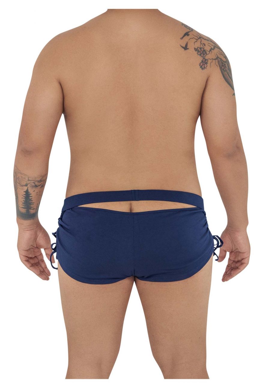 CandyMan 99602X Lounge Pajama Shorts Color Navy - DealByEthan.gay loves CandyMan