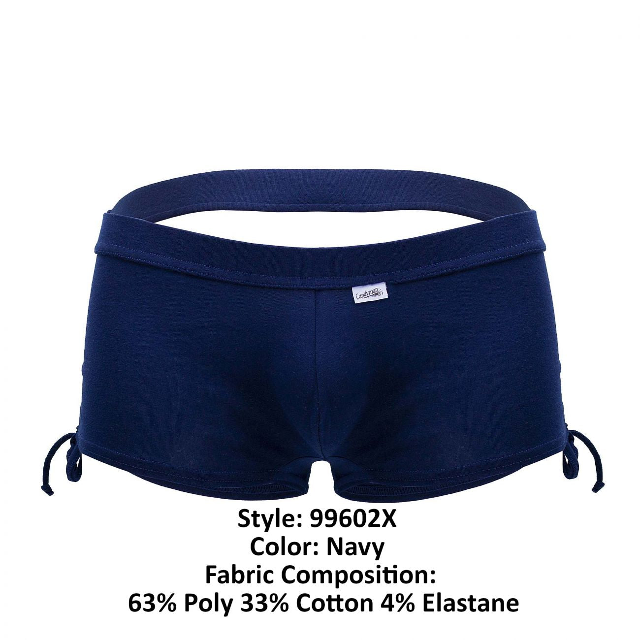 CandyMan 99602X Lounge Pajama Shorts Color Navy - DealByEthan.gay loves CandyMan