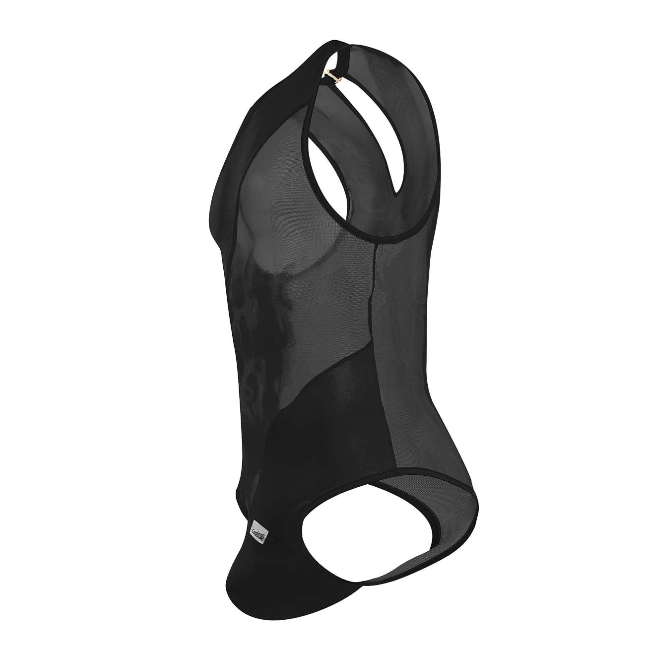 CandyMan 99699X Mesh Bodysuit Color Black - DealByEthan.gay loves CandyMan