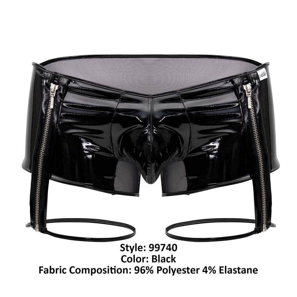CandyMan 99740 Garter Trunks Color Black - DealByEthan.gay loves CandyMan