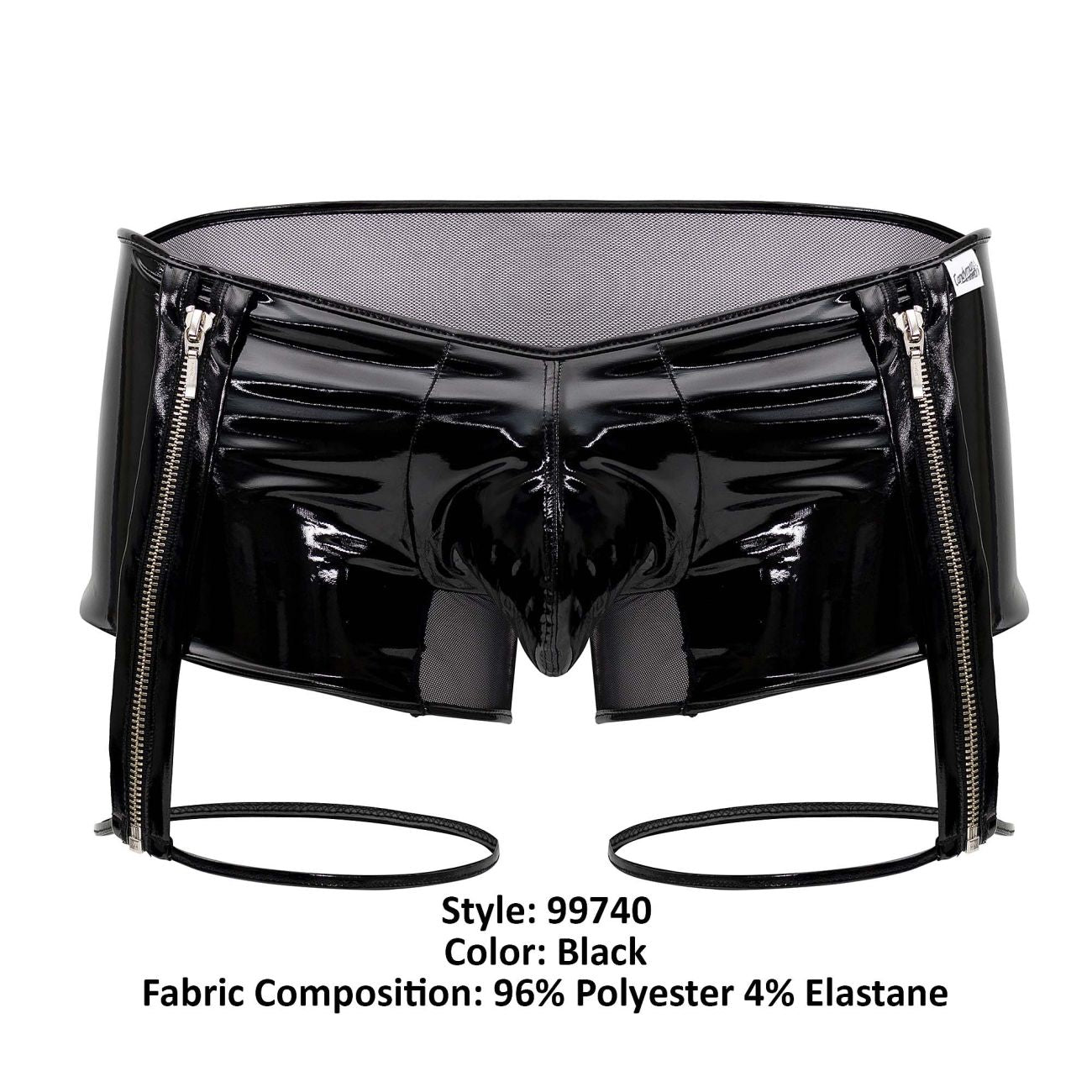 CandyMan 99740 Garter Trunks Color Black - DealByEthan.gay loves CandyMan
