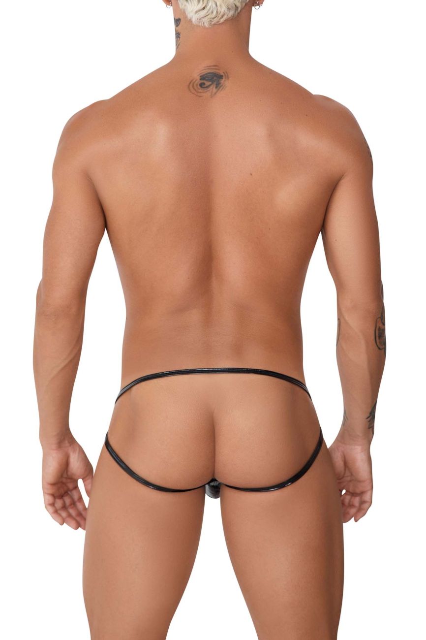 CandyMan 99741 Gloss Jockstrap Color Black - DealByEthan.gay loves CandyMan