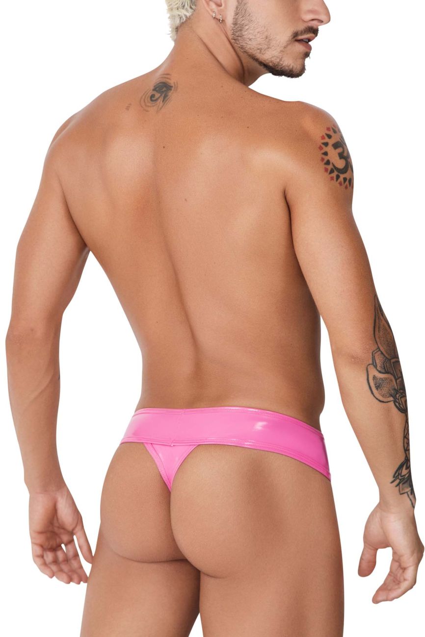 CandyMan 99742 Gloss Thongs Color Pink - DealByEthan.gay loves CandyMan