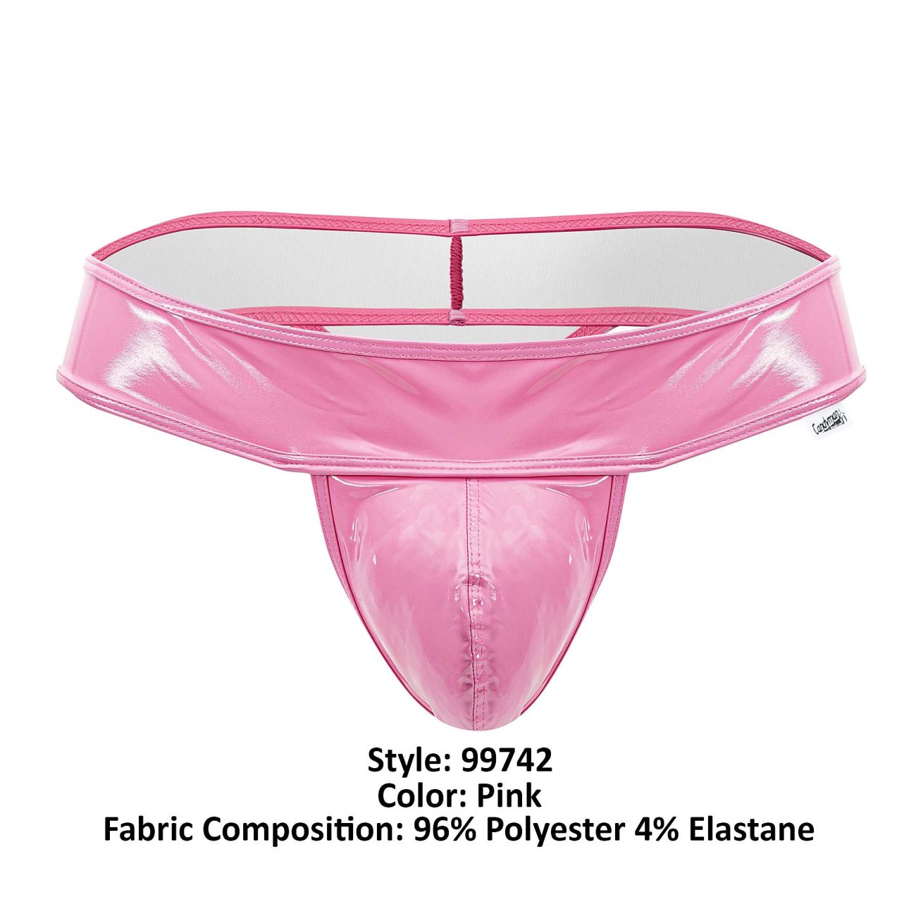 CandyMan 99742 Gloss Thongs Color Pink - DealByEthan.gay loves CandyMan