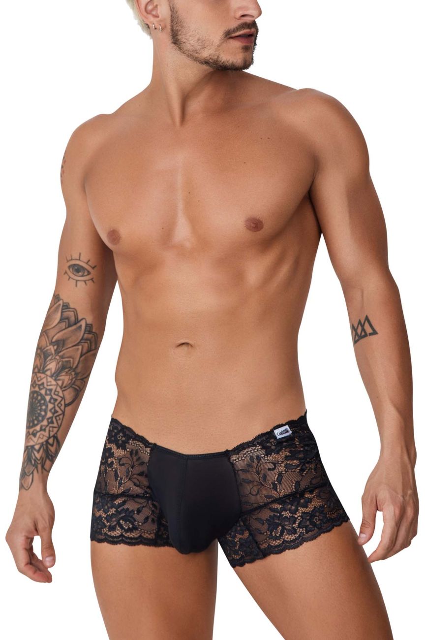 CandyMan 99745 Lace Trunks Color Black - DealByEthan.gay loves CandyMan