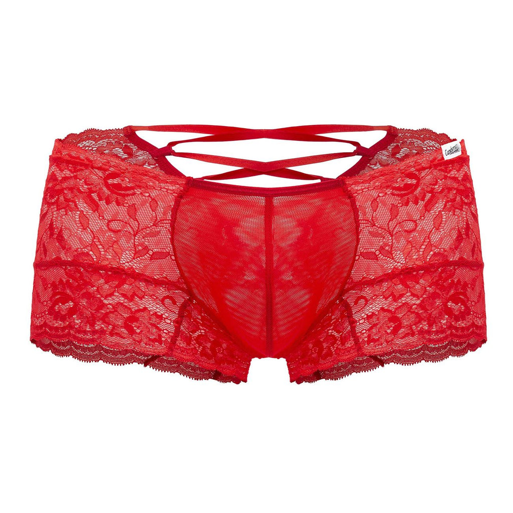 CandyMan 99745 Lace Trunks Color Red - DealByEthan.gay loves CandyMan