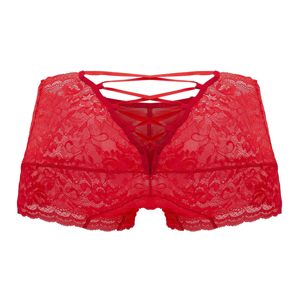 CandyMan 99745 Lace Trunks Color Red - DealByEthan.gay loves CandyMan