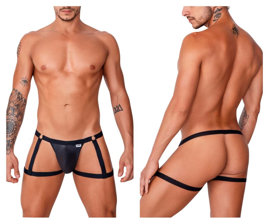 CandyMan 99749 Garter Jockstrap Color Black - DealByEthan.gay loves CandyMan