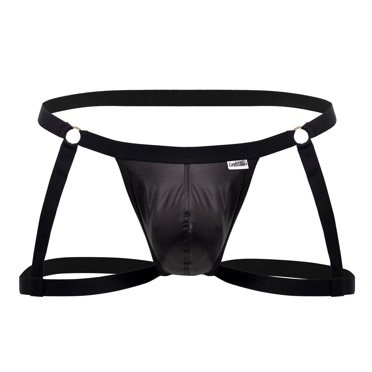 CandyMan 99749 Garter Jockstrap Color Black - DealByEthan.gay loves CandyMan