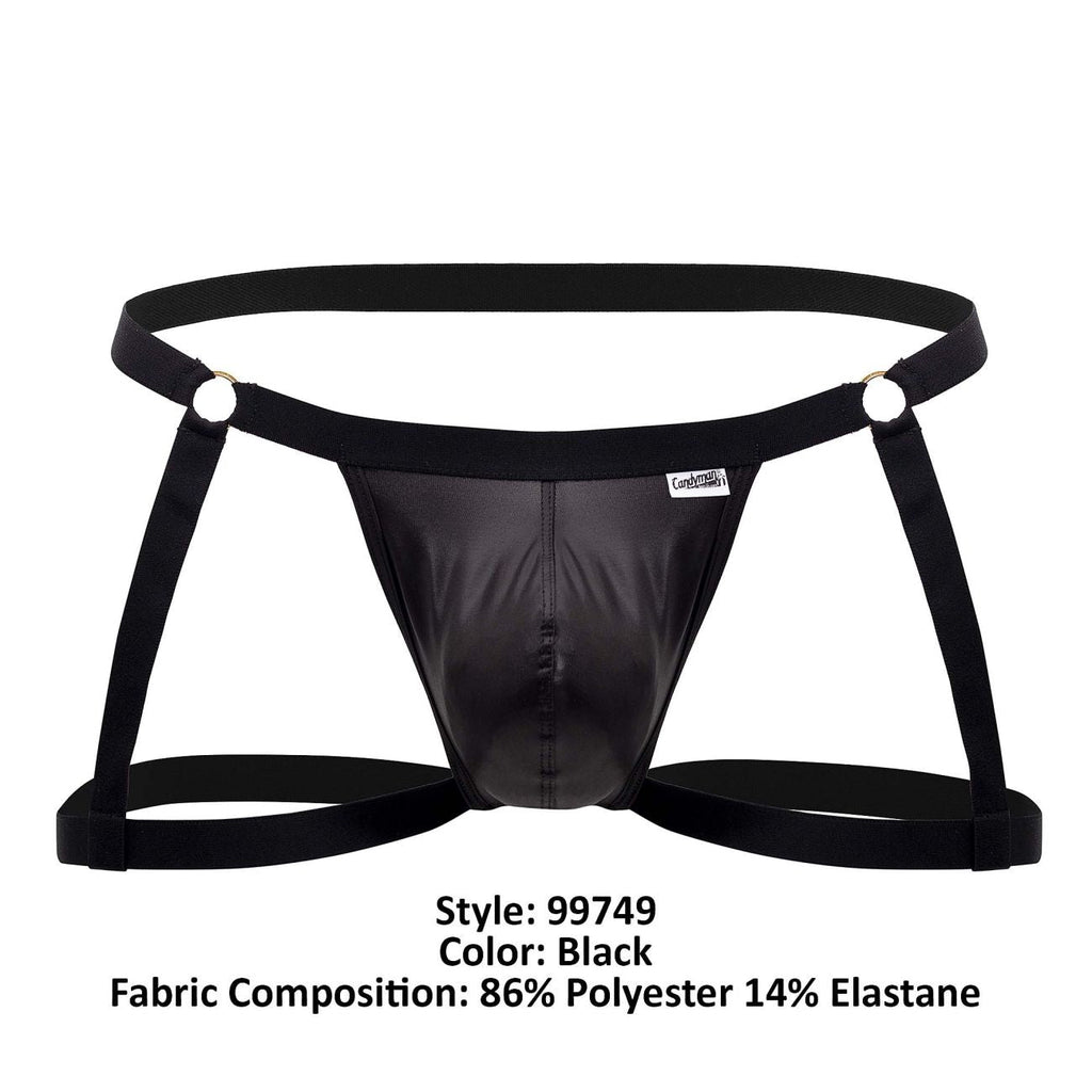 CandyMan 99749 Garter Jockstrap Color Black - DealByEthan.gay loves CandyMan