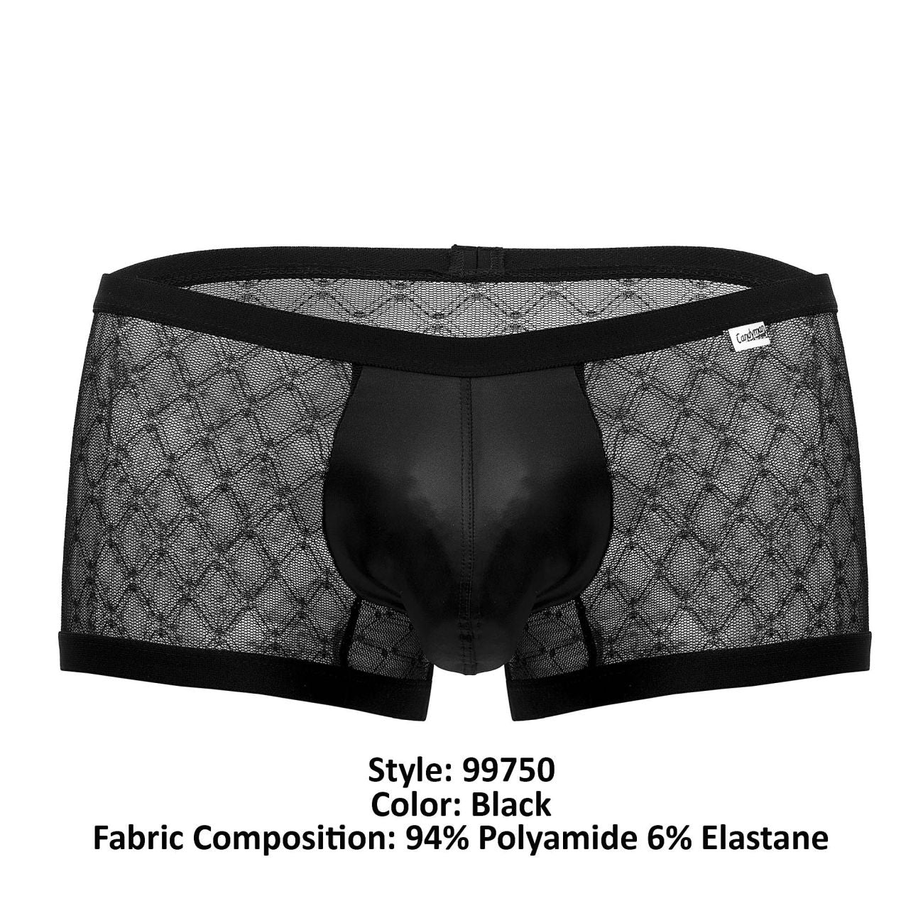 CandyMan 99750 Lace Trunks Color Black - DealByEthan.gay loves CandyMan