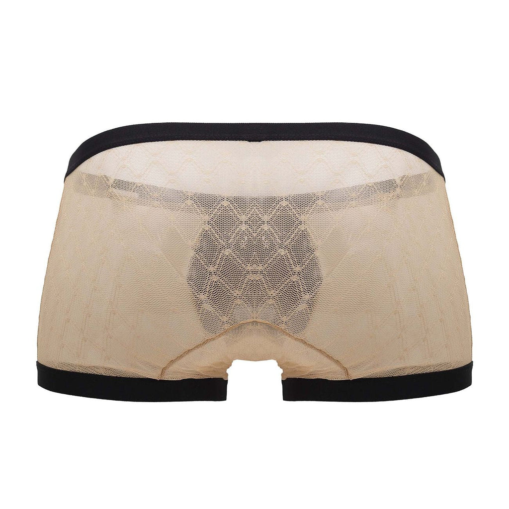 CandyMan 99750 Lace Trunks Color Nude-Black - DealByEthan.gay loves CandyMan
