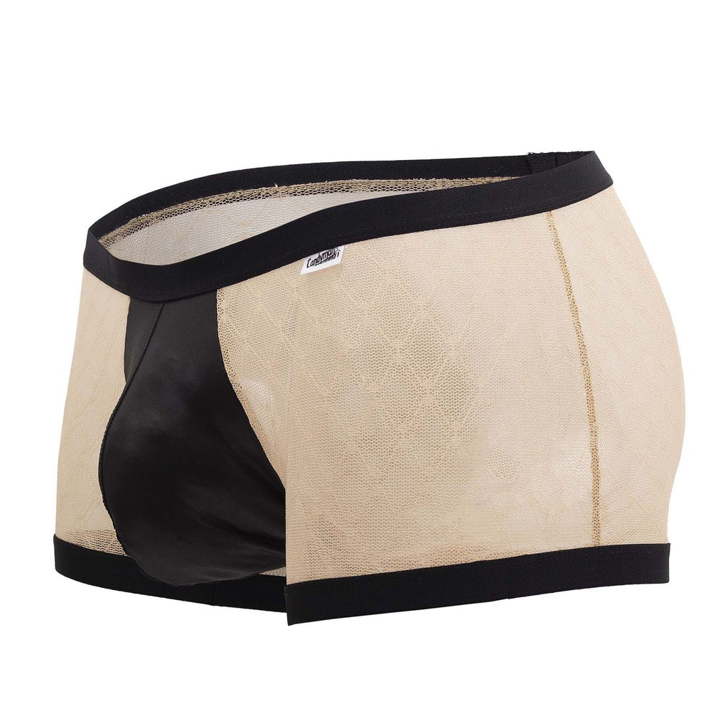 CandyMan 99750 Lace Trunks Color Nude-Black - DealByEthan.gay loves CandyMan